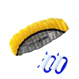 Maxbell Stunt Kite Double Line Outdoor Parafoil Kite for Children Enthusiasts Adults Yellow