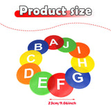 Maxbell 10x Spots Marker 9.06 inch Flexible Floor Spots for Football Soccer Basketball