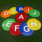 Maxbell 10x Spots Marker 9.06 inch Flexible Floor Spots for Football Soccer Basketball