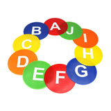 Maxbell 10x Spots Marker 9.06 inch Flexible Floor Spots for Football Soccer Basketball