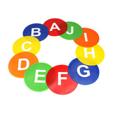 Maxbell 10x Spots Marker 9.06 inch Flexible Floor Spots for Football Soccer Basketball