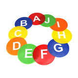 Maxbell 10x Spots Marker 9.06 inch Flexible Floor Spots for Football Soccer Basketball