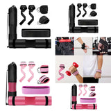 Maxbell Barbell Squat Pad Set Non Slip Bar Cushion for Lunges Workout Weight Lifting Black