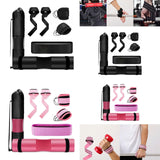 Maxbell Barbell Squat Pad Set Non Slip Bar Cushion for Lunges Workout Weight Lifting Black