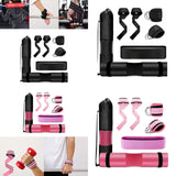 Maxbell Barbell Squat Pad Set Non Slip Bar Cushion for Lunges Workout Weight Lifting Black