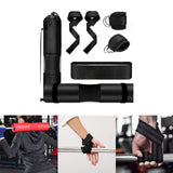 Maxbell Barbell Squat Pad Set Non Slip Bar Cushion for Lunges Workout Weight Lifting Black