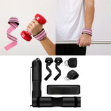 Maxbell Barbell Squat Pad Set Non Slip Bar Cushion for Lunges Workout Weight Lifting Black