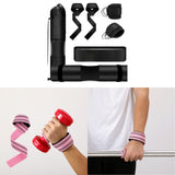 Maxbell Barbell Squat Pad Set Non Slip Bar Cushion for Lunges Workout Weight Lifting Black
