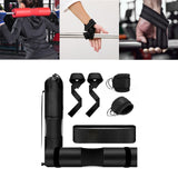 Maxbell Barbell Squat Pad Set Non Slip Bar Cushion for Lunges Workout Weight Lifting Black