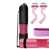 Maxbell Barbell Squat Pad Set Non Slip Bar Cushion for Lunges Workout Weight Lifting Pink