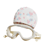 Maxbell Swim Goggles and Cap Wide View with Ear Plugs for Boys and Girls Pool Diving