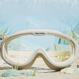 Maxbell Swim Goggles and Cap Wide View with Ear Plugs for Boys and Girls Pool Diving