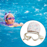 Maxbell Swim Goggles and Cap Wide View with Ear Plugs for Boys and Girls Pool Diving
