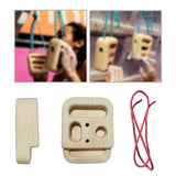 Maxbell Portable Hangboard Fitness Equipment Home Gym Use Sturdy Fingerboard Trainer