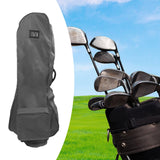 Maxbell Golf Travel Bag Cover Nylon Golf Club Bag for Cart Practice Women Men Golfer Gray