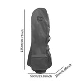 Maxbell Golf Travel Bag Cover Nylon Golf Club Bag for Cart Practice Women Men Golfer Gray