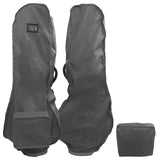 Maxbell Golf Travel Bag Cover Nylon Golf Club Bag for Cart Practice Women Men Golfer Gray