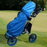 Maxbell Golf Travel Bag Cover Nylon Golf Club Bag for Cart Practice Women Men Golfer Blue