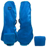 Maxbell Golf Travel Bag Cover Nylon Golf Club Bag for Cart Practice Women Men Golfer Blue