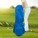 Maxbell Golf Travel Bag Cover Nylon Golf Club Bag for Cart Practice Women Men Golfer Blue