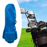 Maxbell Golf Travel Bag Cover Nylon Golf Club Bag for Cart Practice Women Men Golfer Blue