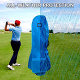 Maxbell Golf Travel Bag Cover Nylon Golf Club Bag for Cart Practice Women Men Golfer Blue