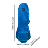 Maxbell Golf Travel Bag Cover Nylon Golf Club Bag for Cart Practice Women Men Golfer Blue