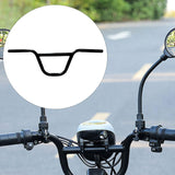 Maxbell Bike Handlebar Sleek Metal Riser Handle Bar for Cycling Biking Repairing 72 cm