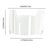 Maxbell Football Helmet Visor Lightweight Sports Sports Eyewear Fits Youth and Adult Clear