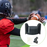 Maxbell Football Helmet Visor Lightweight Sports Sports Eyewear Fits Youth and Adult Black