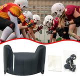 Maxbell Football Helmet Visor Lightweight Sports Sports Eyewear Fits Youth and Adult Black