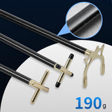 Maxbell Billiard Cue Bridge Head Playing Auxiliary Tool Snooker Pool Cue Sticks Rack Gold