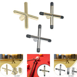 Maxbell Billiard Cue Bridge Head Playing Auxiliary Tool Snooker Pool Cue Sticks Rack Gold