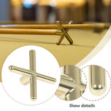 Maxbell Billiard Cue Bridge Head Playing Auxiliary Tool Snooker Pool Cue Sticks Rack Gold