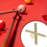 Maxbell Billiard Cue Bridge Head Playing Auxiliary Tool Snooker Pool Cue Sticks Rack Gold