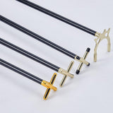 Maxbell Billiard Cue Bridge Head Playing Auxiliary Tool Snooker Pool Cue Sticks Rack Gold