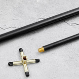 Maxbell Billiard Cue Bridge Head Playing Auxiliary Tool Snooker Pool Cue Sticks Rack Gold