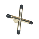 Maxbell Billiard Cue Bridge Head Playing Auxiliary Tool Snooker Pool Cue Sticks Rack Gold Black