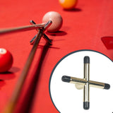 Maxbell Billiard Cue Bridge Head Playing Auxiliary Tool Snooker Pool Cue Sticks Rack Gold Black
