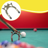Maxbell Billiard Bridge Head Metal Pool Cue Rest for Competition Indoor Game Playing Style B