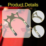Maxbell Billiard Bridge Head Metal Pool Cue Rest for Competition Indoor Game Playing Style B