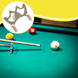 Maxbell Billiard Bridge Head Metal Pool Cue Rest for Competition Indoor Game Playing Style C