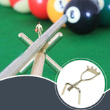 Maxbell Pool Billiard Cue Sticks Bridge Head Snooker Pool Cue Sticks Rack for Adults Style A
