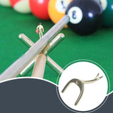 Maxbell Pool Billiard Cue Sticks Bridge Head Snooker Pool Cue Sticks Rack for Adults Style B