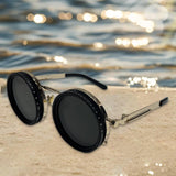 Maxbell Adjustable Sunglasses Beach Sunglasses for Indoor Outdoor Activities Camping Style A