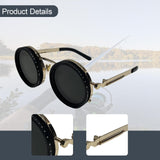 Maxbell Adjustable Sunglasses Beach Sunglasses for Indoor Outdoor Activities Camping Style A