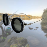 Maxbell Adjustable Sunglasses Beach Sunglasses for Indoor Outdoor Activities Camping Style B