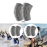 Maxbell 2Pcs Protective Knee Pads Soft Sports Patella Support for Cycling Basketball S