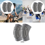 Maxbell 2Pcs Protective Knee Pads Soft Sports Patella Support for Cycling Basketball S