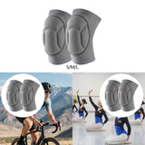 Maxbell 2Pcs Protective Knee Pads Soft Sports Patella Support for Cycling Basketball S